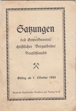 Satzung Gewerkverein