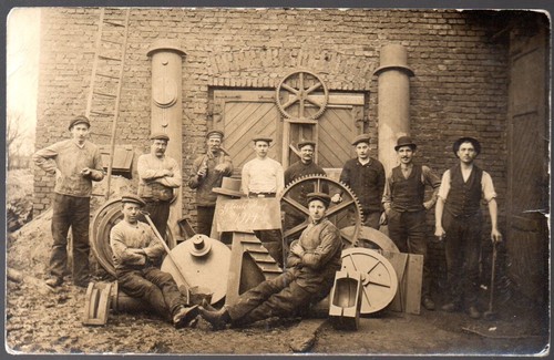 Bergbau alte postkarte - bergbau,