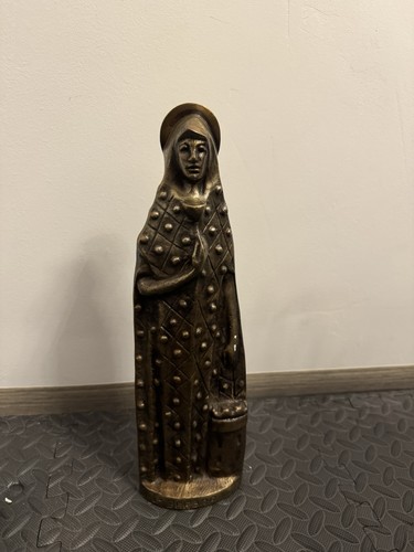 Heilige barbara bronzefigur - barbara,