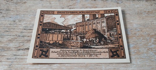 Notgeld der stadt - der,