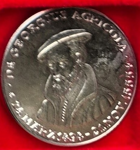 Bergbau medaille georg - bergbau,