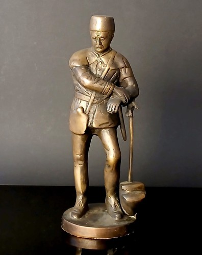 Bergmannsfigur aus messing - aus,