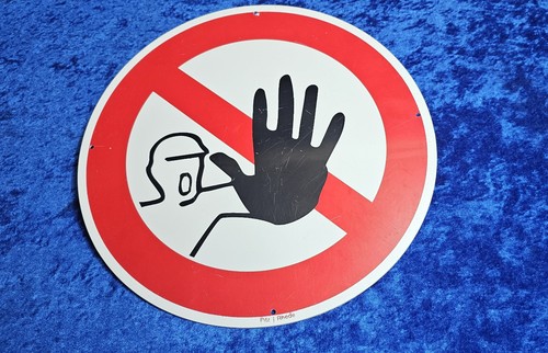 Bergbau schild unter - , tage