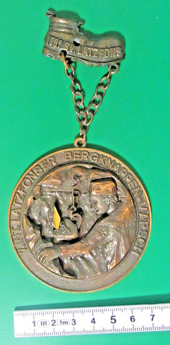 Bergbau medaille plakette - medaille,
