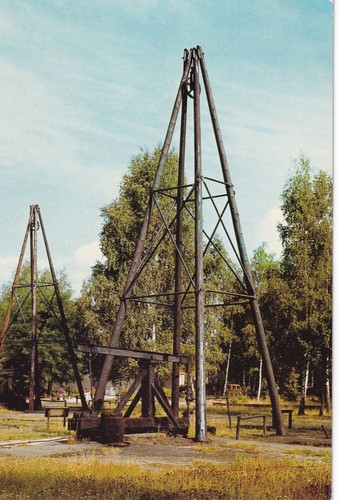 Ansichtskarte bergbau - ansichtskarte,