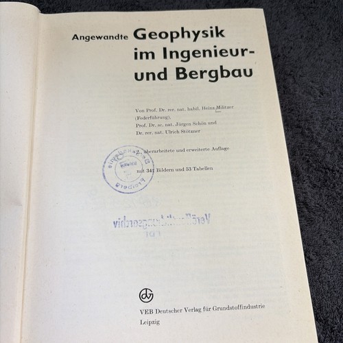 Geophysik ingenieur und - geophysik,