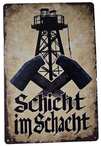 Dekoschild bergbau zeche - dekoschild,